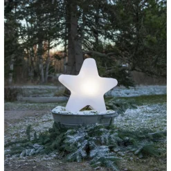 Star Trading Koristevalaisin Gardenlight Tähti, 55x15x48cm, valkoinen