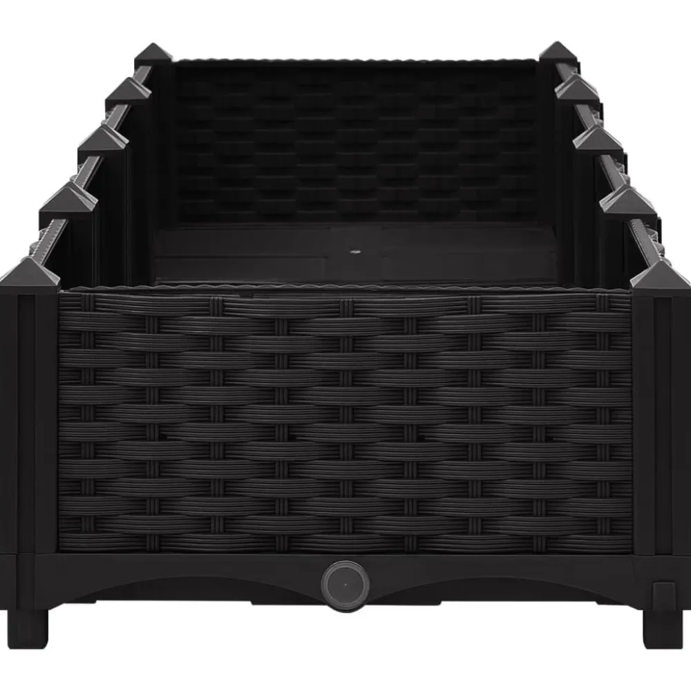 Best FinePRICE Korotettu kukkalaatikko, polypropeeni, eri kokoja ja värivaihtoehtoja