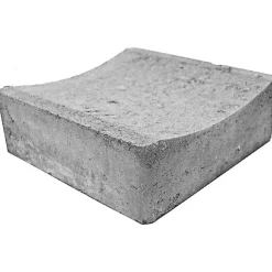 Hot Lakka Rakennustuotteet Kourulaatta Lakka 240x240x80/65 mm harmaa