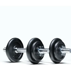 Fit'n Shape Käsipainosetti salkussa 2 kpl säädettävät 20 kg