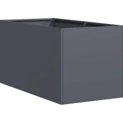 Outlet FinePRICE Kukkalaatikko antrasiitti 40x80x40 cm kylmävalssattu teräs (60733)