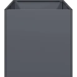 Outlet FinePRICE Kukkalaatikko antrasiitti 40x80x40 cm kylmävalssattu teräs (60733)