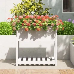 New FinePRICE Kukkalaatikko hyllyllä, mänty, eri kokoja ja värejä