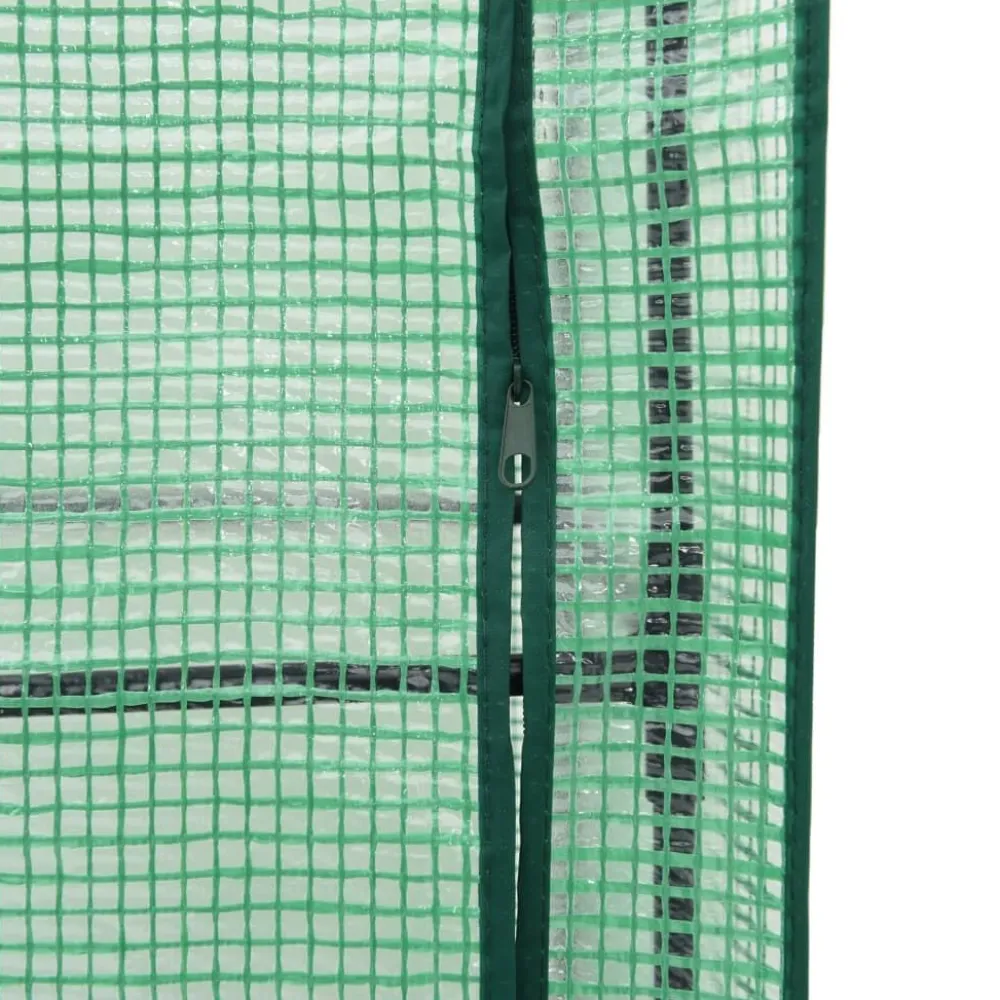 New FinePRICE Kukkalaatikko kasvihuonepeitteellä rottinkityyli 80x40x140 cm (15819)