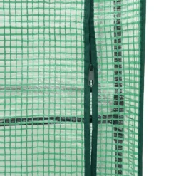 Sale FinePRICE Kukkalaatikko kasvihuonepeitteellä rottinkityyli 120x40x140 cm (15820)