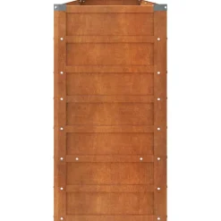 New FinePRICE Kukkalaatikko korotettu, ruoste, Corten teräs, eri kokoja (13585)