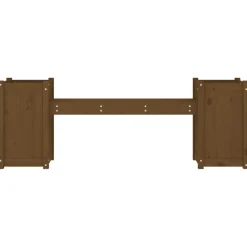 Outlet FinePRICE Kukkalaatikkopenkki hunajanruskea 180x36x63 cm, mänty