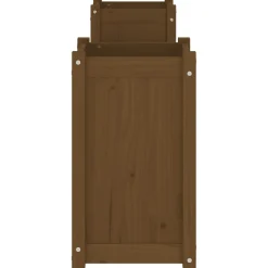 Outlet FinePRICE Kukkalaatikkopenkki hunajanruskea 180x36x63 cm, mänty