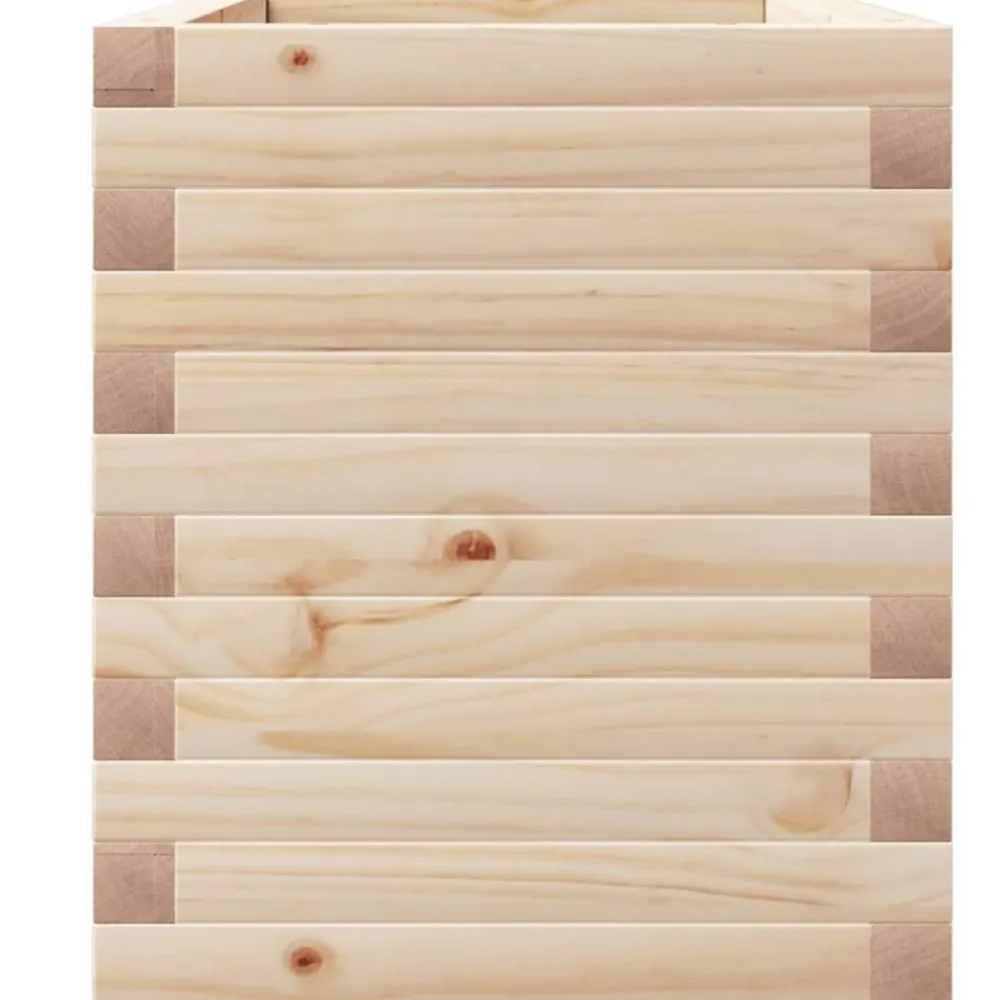 Outlet FinePRICE Kukkalaatikko puutarhaan 90x40x49,5 cm täysi mänty (47373)