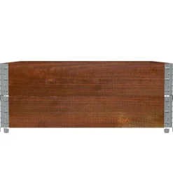 FinePRICE Kukkalaatikko ruskea 100x100 cm täysi mänty (95402)