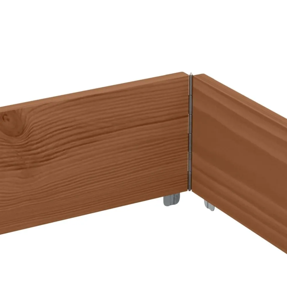 Clearance FinePRICE Kukkalaatikko ruskea 150x100 cm täysi mänty (95442)
