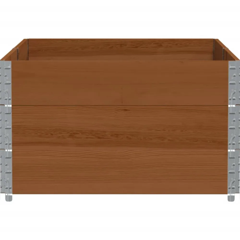 Clearance FinePRICE Kukkalaatikko ruskea 150x100 cm täysi mänty (95442)