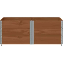 Clearance FinePRICE Kukkalaatikko ruskea 150x100 cm täysi mänty (95442)