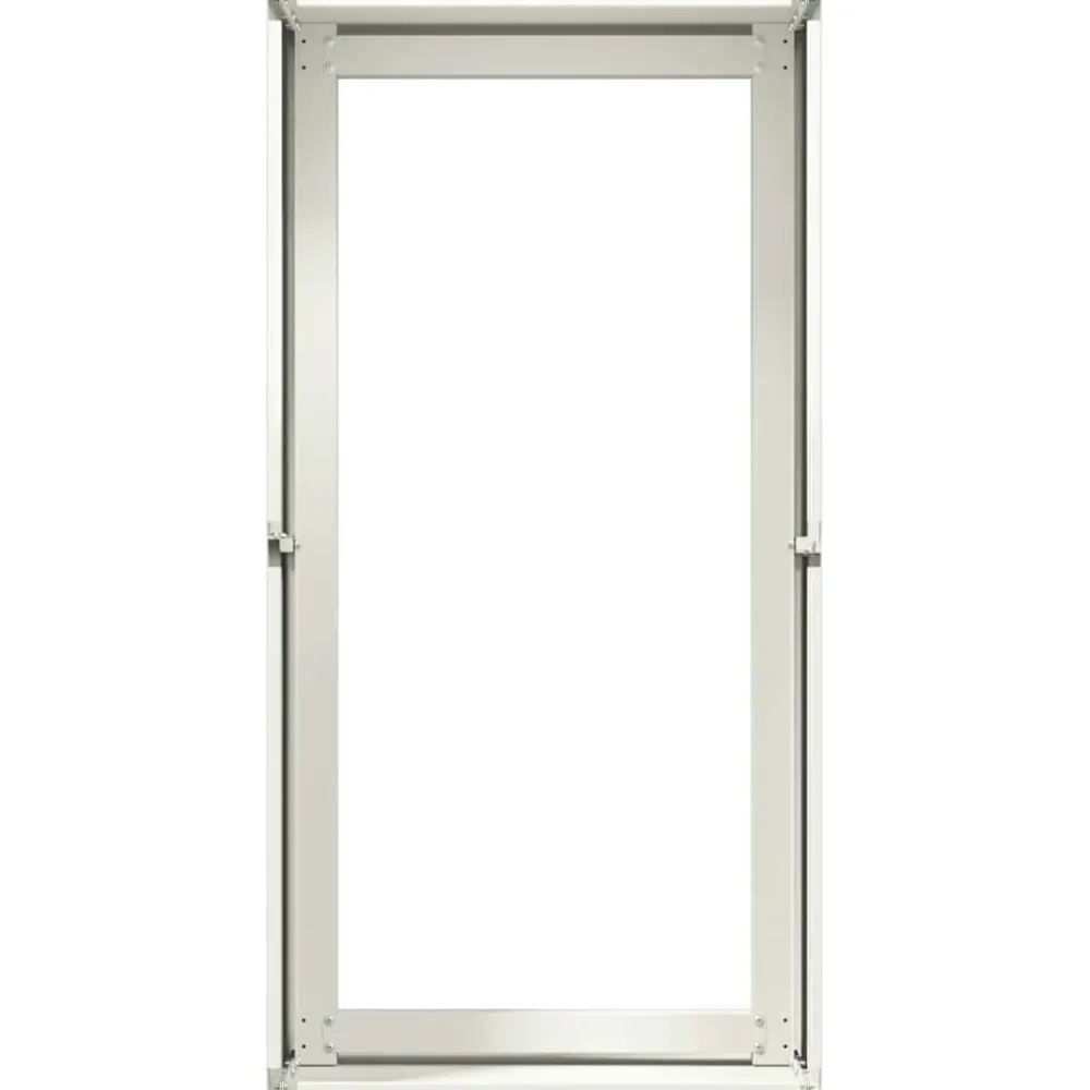 Online FinePRICE Kukkalaatikko valkoinen 40x80x40 cm kylmävalssattu teräs (60732)