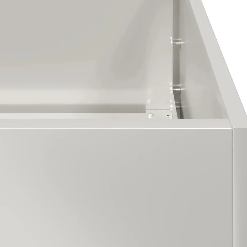 Best FinePRICE Kukkalaatikko 280x80x40 cm ruostumaton teräs (60763)