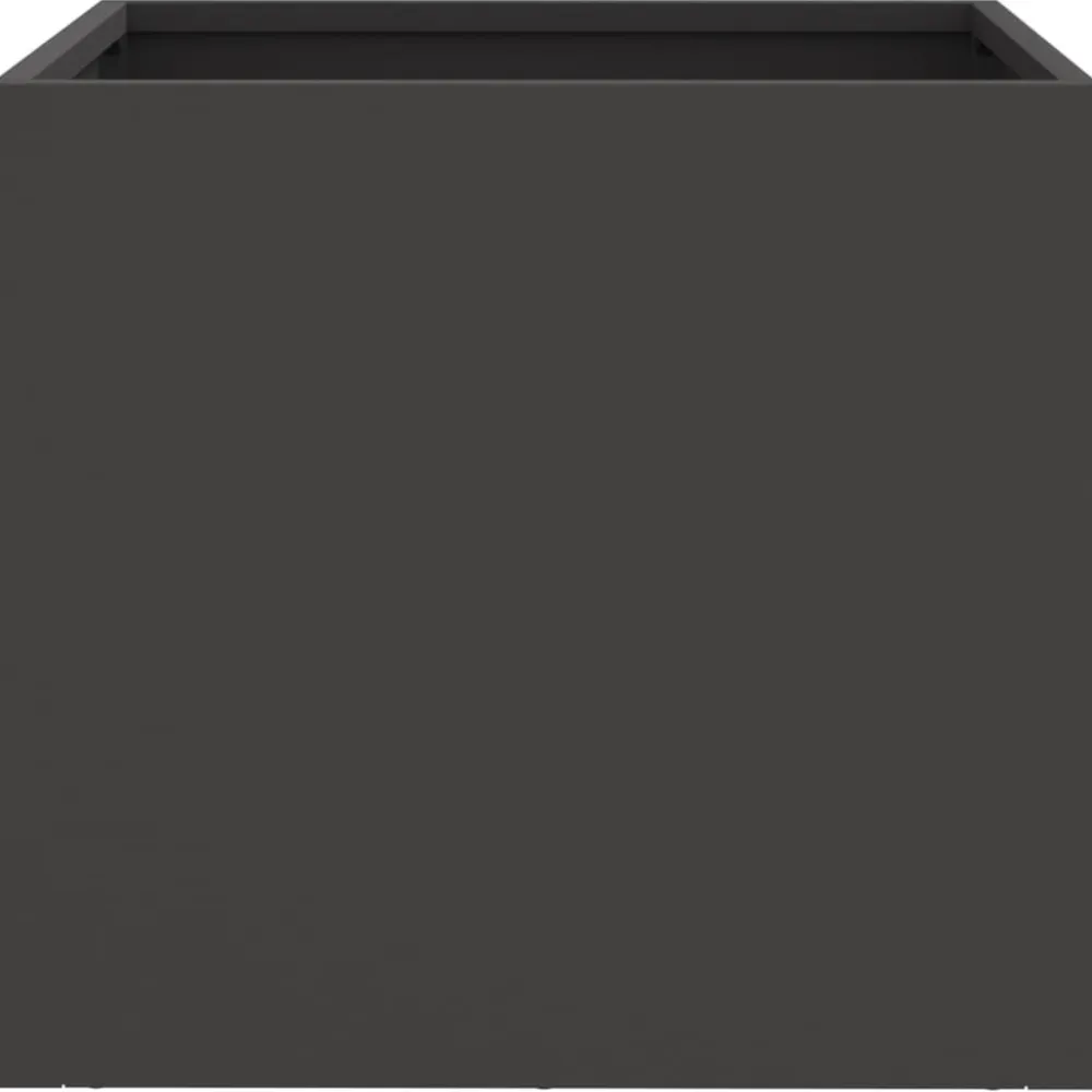 Online FinePRICE Kukkalaatikot 2 kpl musta 32x30x29 cm teräs (41536)