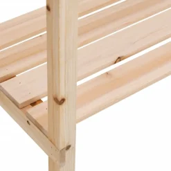 Hot FinePRICE Kukkapöytä hyllyillä 78x38x82,5 cm, kuusi