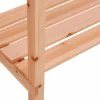 Discount FinePRICE Kukkapöytä hyllyllä ruskea 78x38x82,5 cm täysi kuusi (56350)