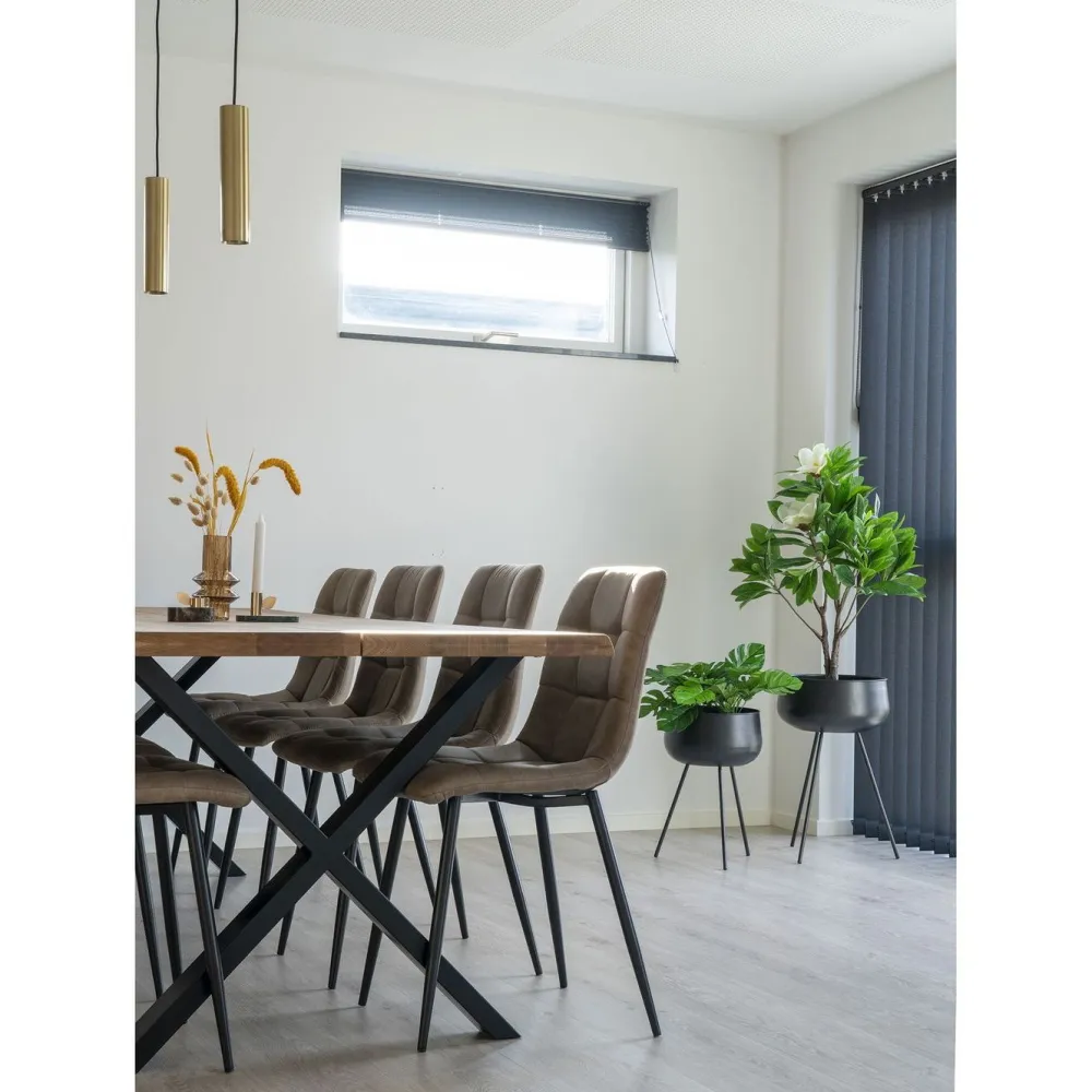 Clearance House Nordic Kukkaruukku Ardola, 2kpl, musta teräs