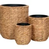 Clearance House Nordic Kukkaruukku Hanoi, 3kpl, vesihyasintti, ruskea