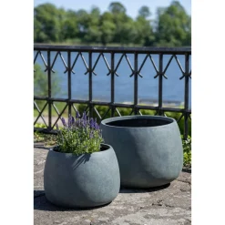 Online House Nordic Kukkaruukku Stanbury, 2kpl, musta/vihreä