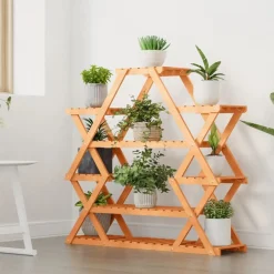 New FinePRICE Kukkateline 81x25x75,5 cm, kuusta