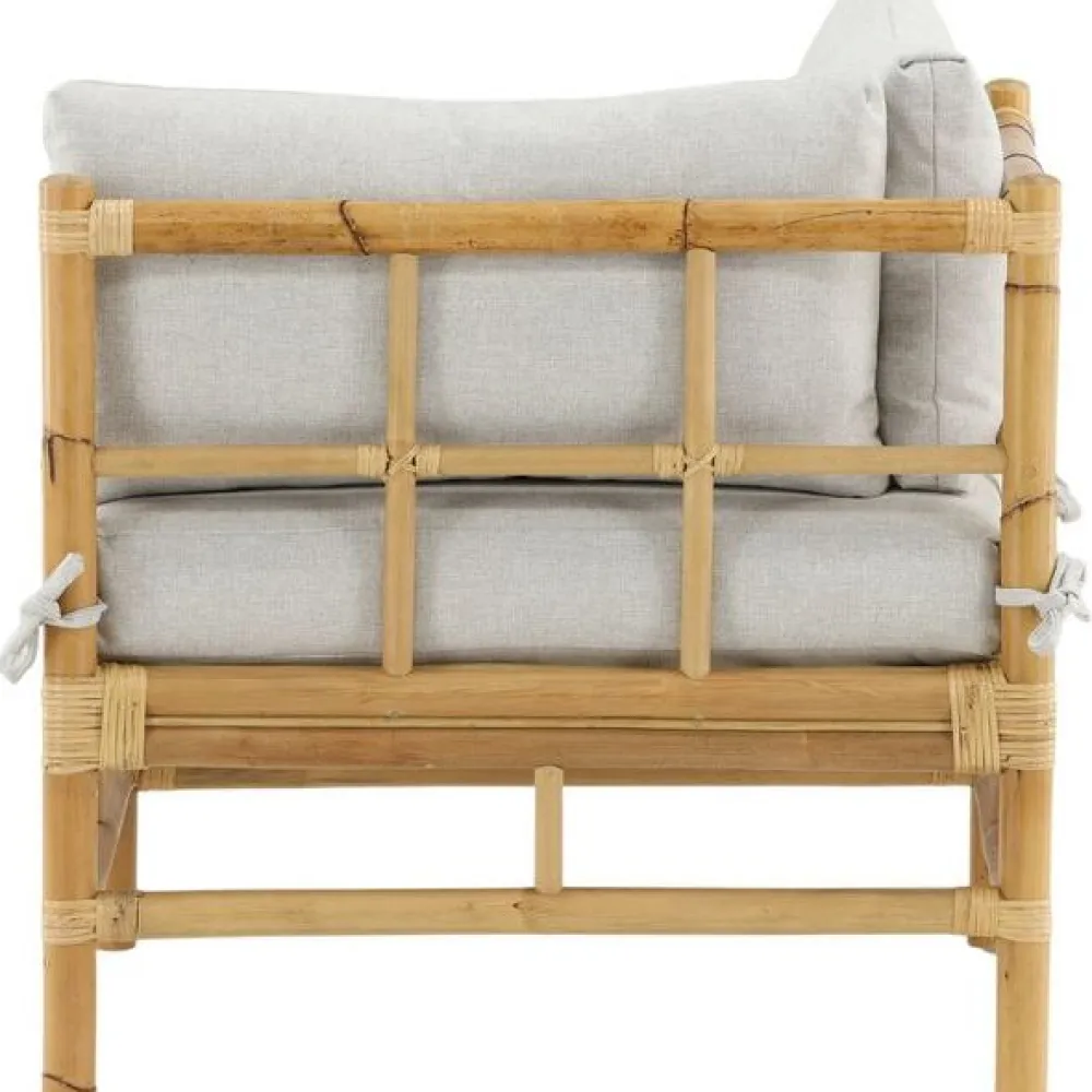 Online Venture Home Kulmamoduuli Cane -sohvaan, luonnollinen bambu/vaaleanharmaa
