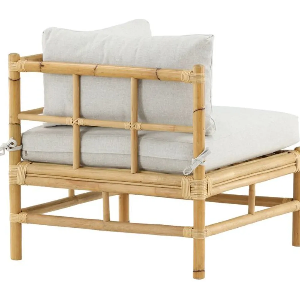 Online Venture Home Kulmamoduuli Cane -sohvaan, luonnollinen bambu/vaaleanharmaa