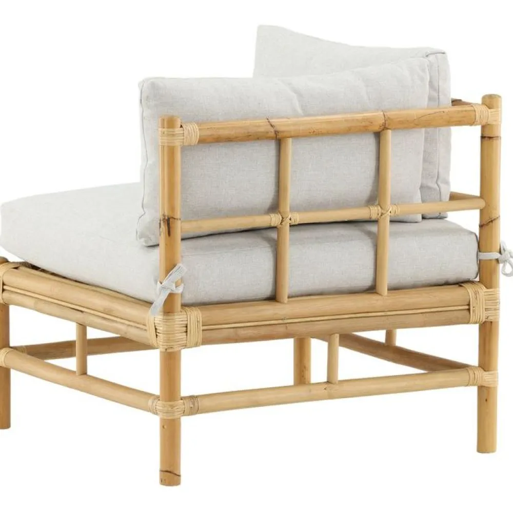 Online Venture Home Kulmamoduuli Cane -sohvaan, luonnollinen bambu/vaaleanharmaa