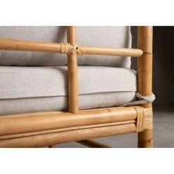 Online Venture Home Kulmamoduuli Cane -sohvaan, luonnollinen bambu/vaaleanharmaa