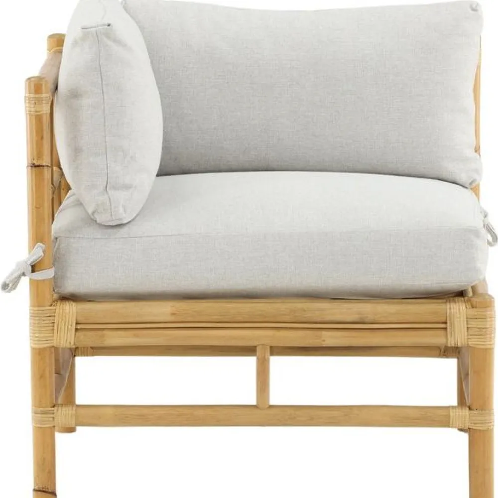 Online Venture Home Kulmamoduuli Cane -sohvaan, luonnollinen bambu/vaaleanharmaa