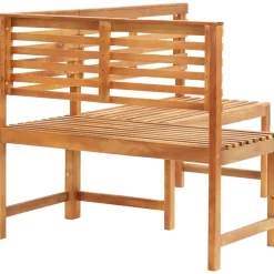 FinePRICE Kulmapenkki 140 cm akaasiapuu
