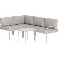 New Venture Home Kulmasohva terassille Hydra, sohvapöydällä, 4-istuttava, greige