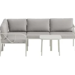 New Venture Home Kulmasohva terassille Hydra, sohvapöydällä, 4-istuttava, greige