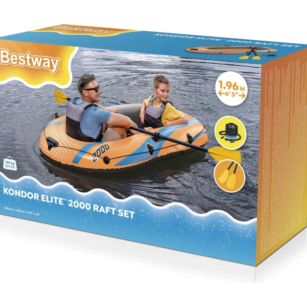 Hot Bestway Kumivenesetti Kondor Elite 2000, 196x106 cm