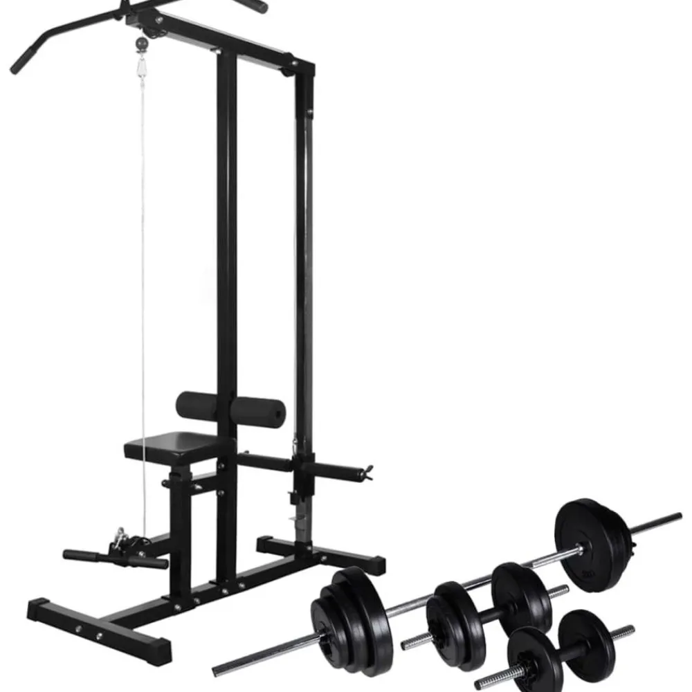 New FinePRICE Kuntolaite levytanko- ja käsipainosarjalla 30,5 kg