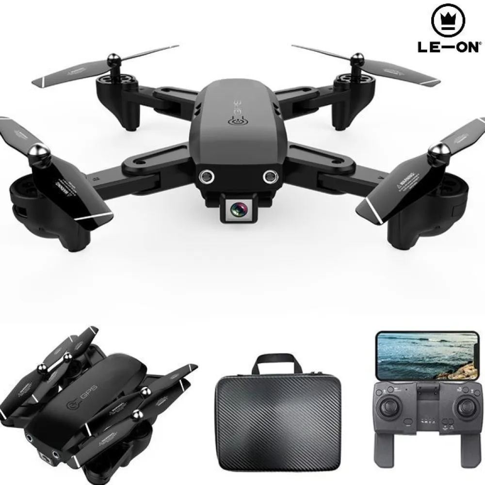 Sale Le-On Kuvausdrone H1166 5G Wifi GPS 1080p