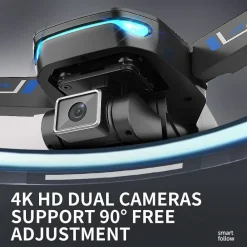 Le-On Kuvausdrone PRO1189MAX, 5G, wifi, GPS, 4K, 2 akulla