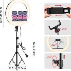 Outlet Snapsy Kuvausvalo Ring Light 18" 210cm