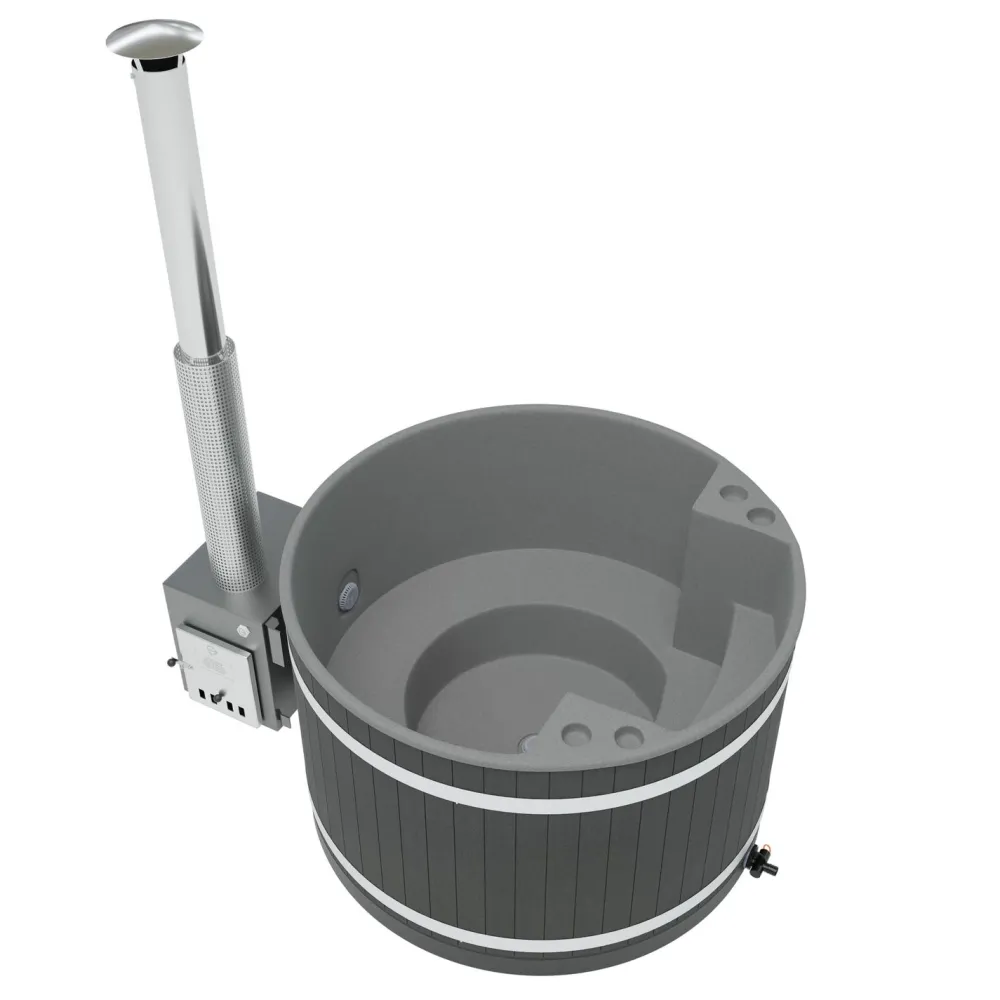 Clearance Kirami Kylpytynnyri Comfort Family M Macu EP 3-5 hlöä musta harmaa