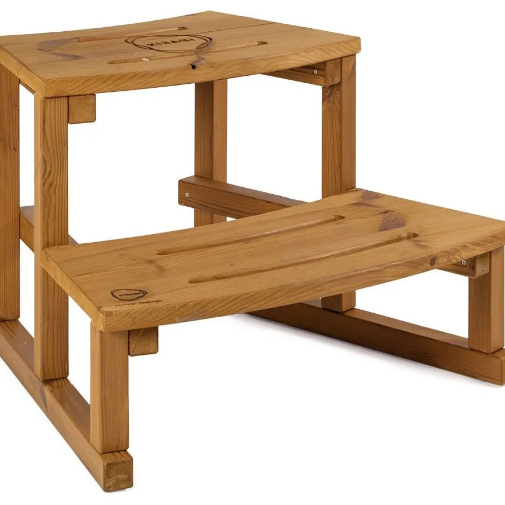Clearance Kirami Kylpytynnyrin kaarirappu Step-A-Round 50cm lämpöpuu