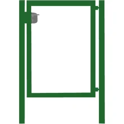 Clearance AB Polar Käyntiportin runko , korkeus 95cm, leveys 100cm, Locinox lukko, harmaa