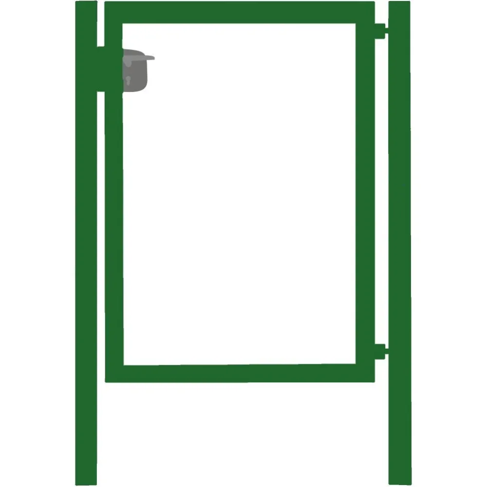 Clearance AB Polar Käyntiportin runko , korkeus 95cm, leveys 100cm, Locinox lukko, harmaa