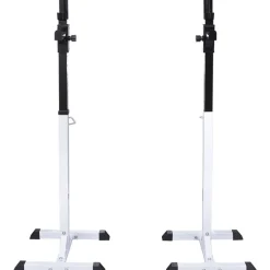 Clearance FinePRICE Kyykkyteline levytanko- ja käsipainosarjalla, 60.5kg