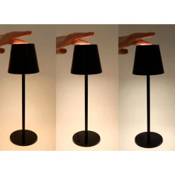 New LED Energie Ladattava LED-pöytävalaisin Praha, 3CCT, himmennettävä