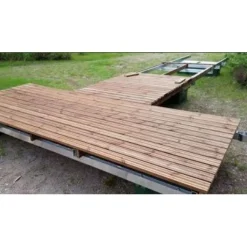 Clearance Kosken Metalli Laiturin runko Kikka T-malli + jatkosilta, 7,2 m