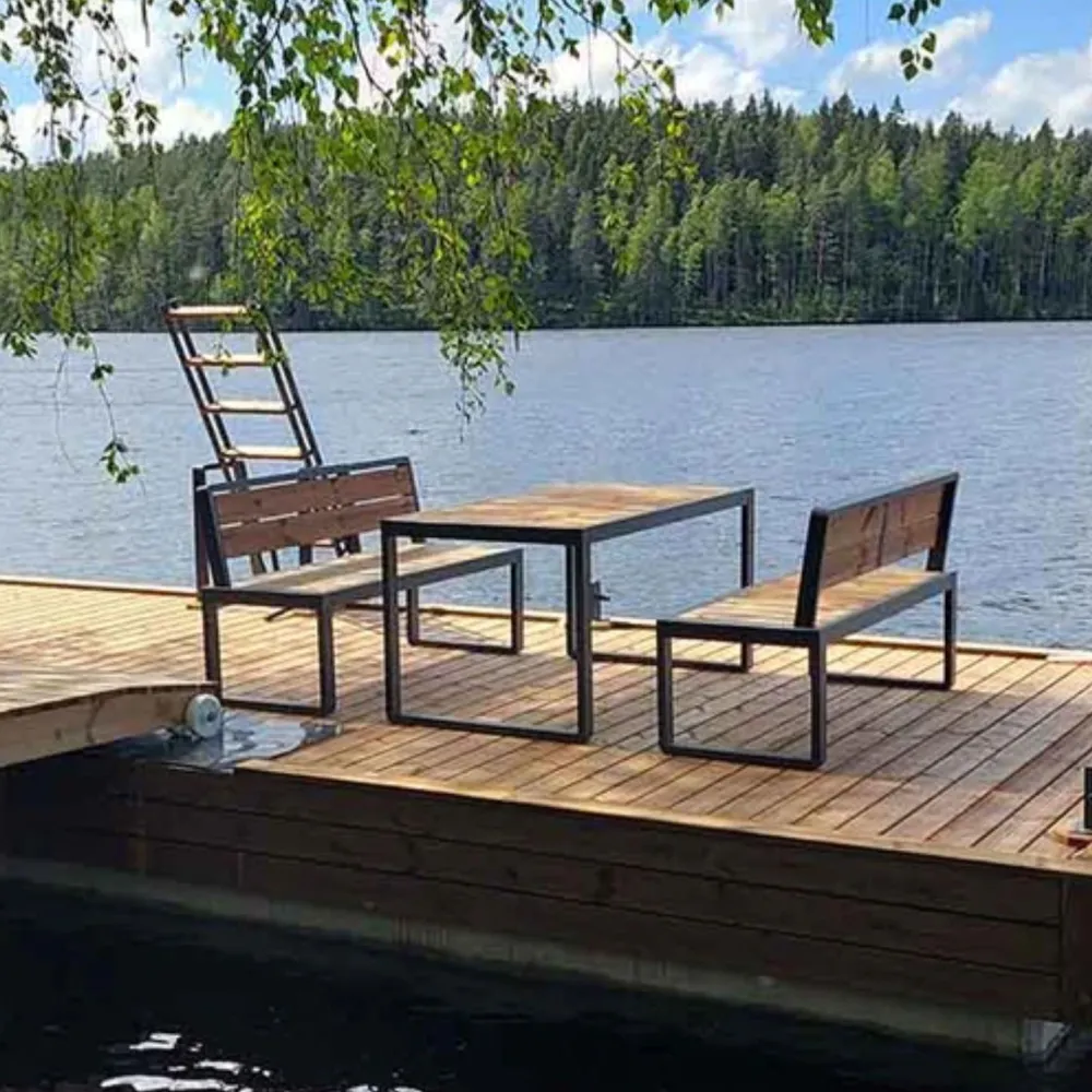 New Savorak Laiturit Laituripöytä Savorak, eri värejä Ruskea