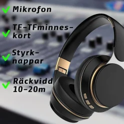 Discount Kuura Langattomat sankakuulokkeet Bass Black
