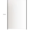 New Hortus Lasikaidepaneeli alumiinitolpille 150x100cm kirkas lasi