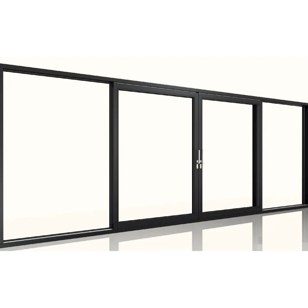 Sale Lasita Lasiliukuseinä Skyline C pariovi puu karmi 184mm